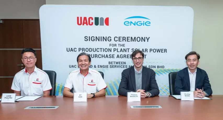ENGIE & UAC Berhad sign 20-year solar PPA