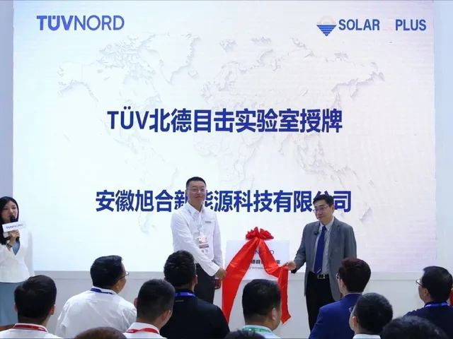 TÜV Nord validates Solar N Plus lab