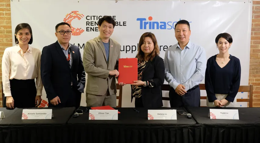 Trinasolar to supply Citicore with 2 GW solar panels