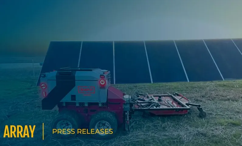 Array invests $3M in Swap Robotics for PV automation