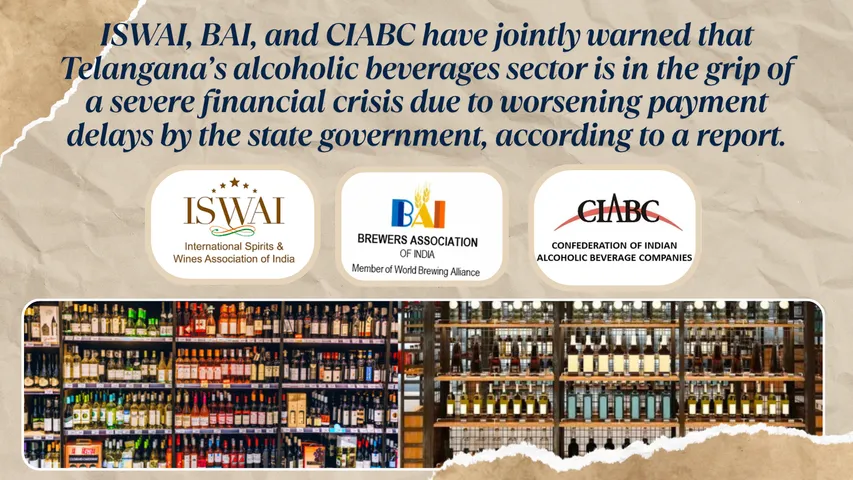 Alcobev industry cautions of supply halt in Telangana over unpaid dues