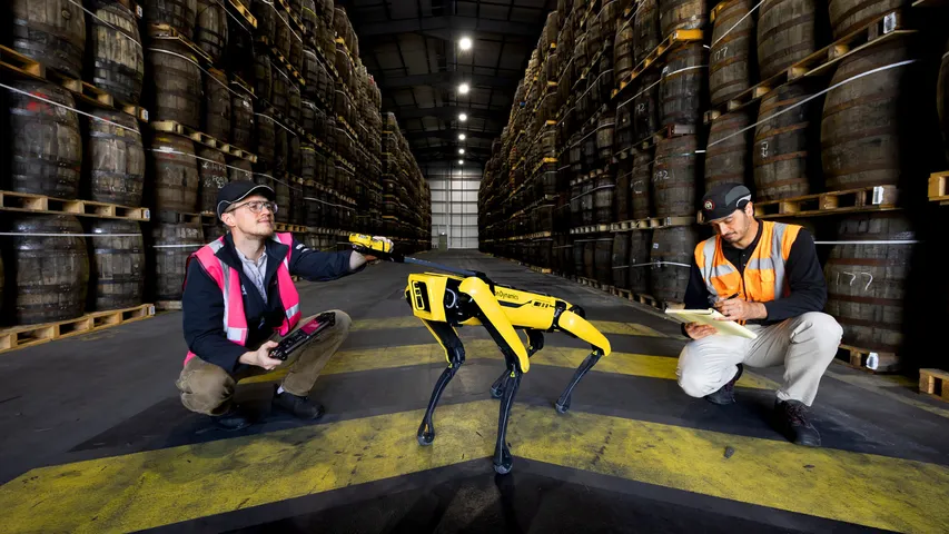 Bacardi starts testing robot dog to detect ethanol leaks