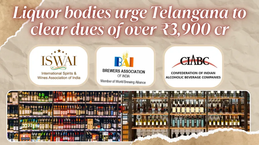 Liquor bodies urge Telangana to clear dues of over ₹3,900 cr