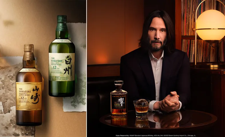 Keanu Reeves partners with Suntory for 100th anniversary celebration