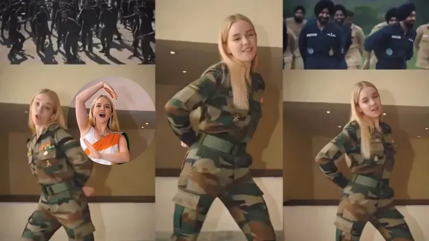 Russian Girl Stunning Dance on