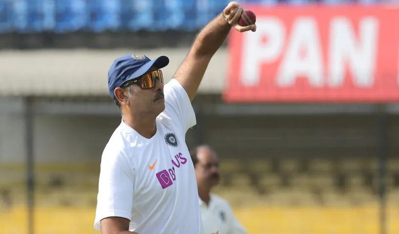 Shashtri Uploaded A Picture Of Himself Doing Some Bowling Practice And Netizens Scored A Century Of Trolls!