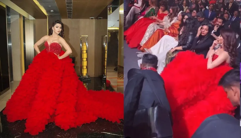 Viral Video: Actress Urvashi Rautela Used Four Chairs To Sit