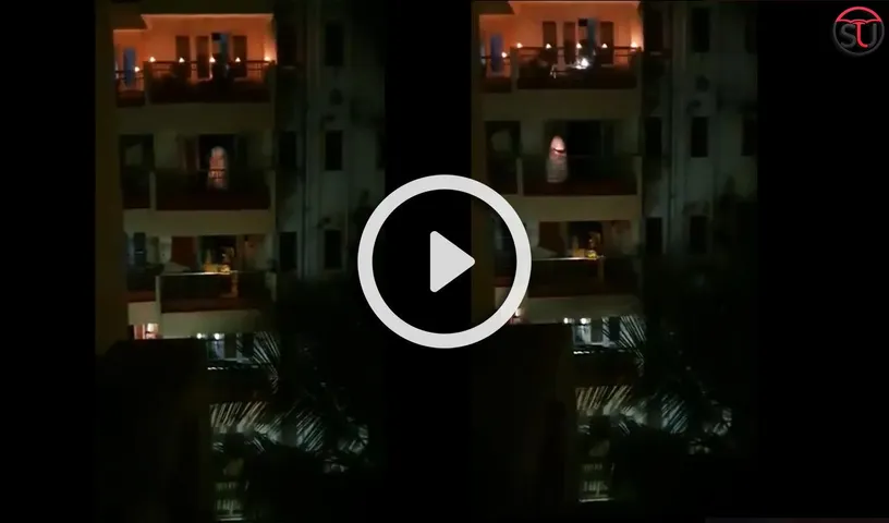 Bangalore Man Dressed As Ghost During #9Baje9Minute Is Trending On Twitter