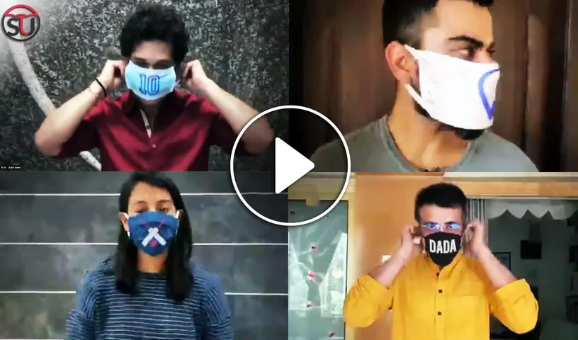 BBCI Makes “Team Mask Force”; The Video Features Messages From Sorav, Virat