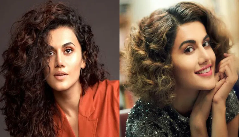 Curly Hair? 4 Taapsee Pannu Approved Hairstyles To Try