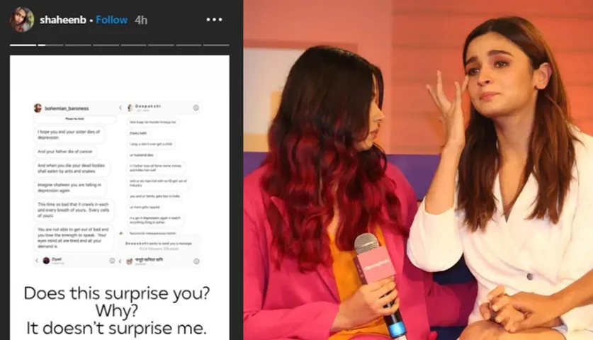 Viral: Alia Bhatt's Sister Shaheen Shared Screenshots Of Rape Threats