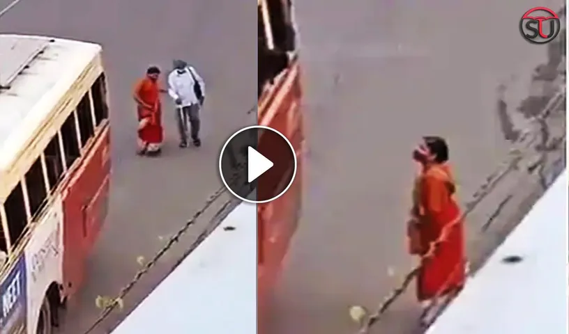 Kerala Woman Whose Video Of Helping A Blind Man Board The Bus Went Viral Gets A Huge Surprise