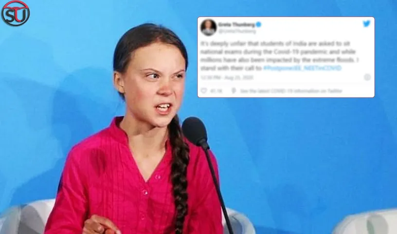 Environment Activist Greta Thunberg Also Tweets For Postponement Of NEET & JEE