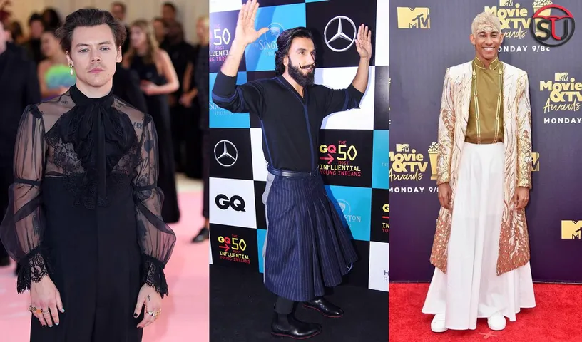 Male Celebs Breaking Gender-Based Fashion Barriers