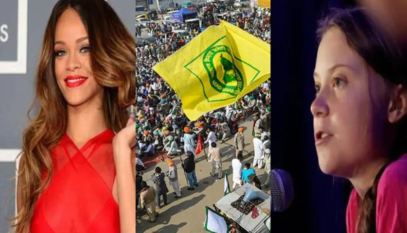 #FarmersProtest Going Global: Rihanna And Greta Backed Indian Farmers