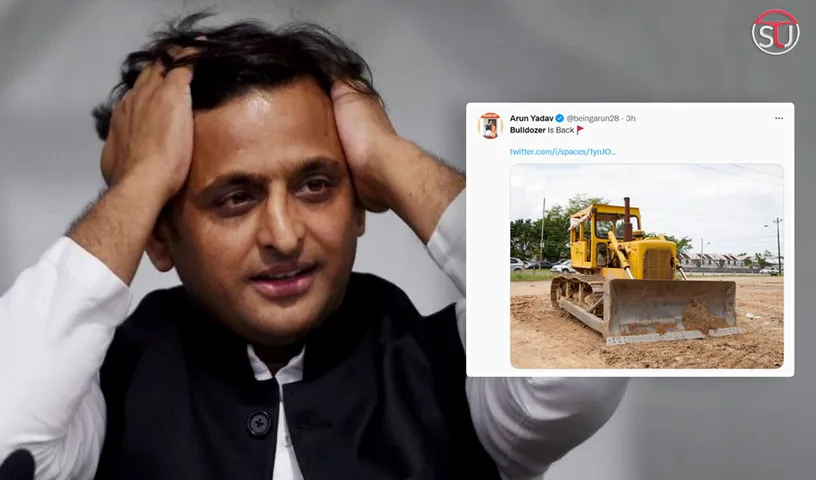‘Bulldozer Finishes Cycle’ Netizens Take Dig At Akhilesh Yadav After BJP Set To Win In UP
