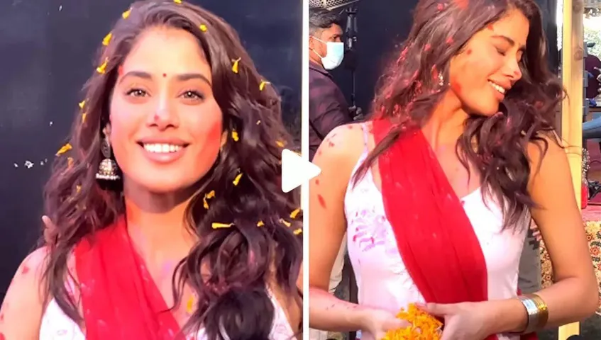 Janhvi Kapoor Can't Hold Excitement for Holi! Shared a Stunning Video Today