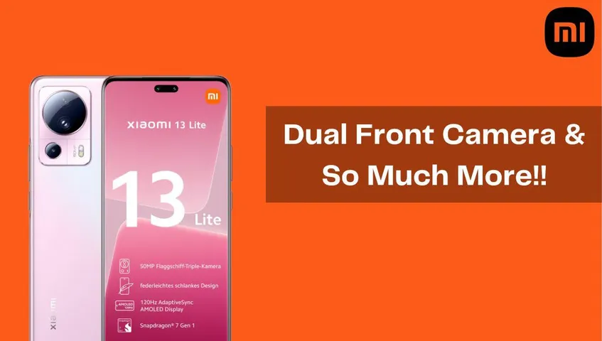 Xiaomi 13 Lite Specs and Design Leaked Ahead of Launch!! Check Out its Appealing Look...