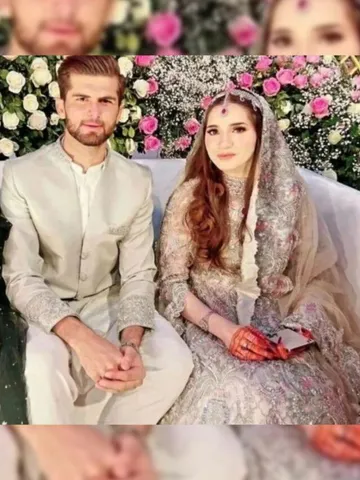 Shaheen Afridi Marries Shahid Afridi’s Daughter Ansha Afridi in a Traditional Pakistani Wedding