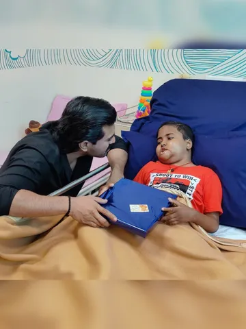 Ram Charan Visits Ailing Young Fan in Hyderabad