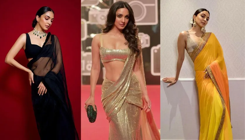 Steal These Sassy Saree Looks From Kiara Advani