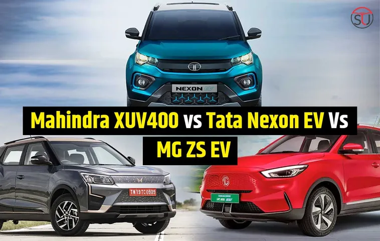 Mahindra XUV400 vs. Tata Nexon EV vs. MG GS EV; Which one is the best?