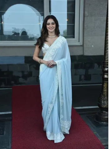 Alanna Panday ties the knot with Ivor McCray in Mumbai; Ananya Panday stuns in a pastel blue saree