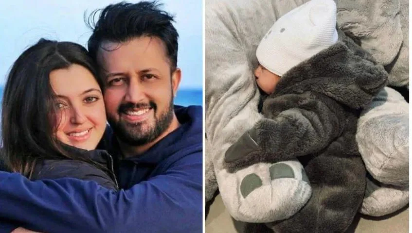 Singer Atif Aslam and Wife Sara Gave Birth to a Babygirl, Shares her Picture