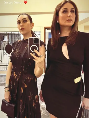 Kareena and Karisma Kapoor's glamorous appearance at birthday bash