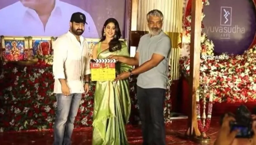 SS Rajamouli Gives His Blessings to Jr NTR and Janhvi Kapoor For 'NTR 30'