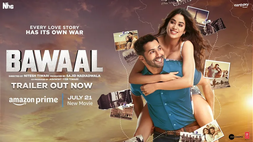 Bawaal Promotion : Varun Dhawan Trolled On Biting Janhvi Kapoor's Ear During Promotion