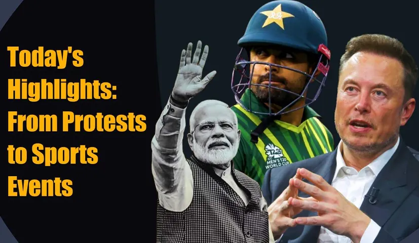 Top News: Todays Highlights | From Protests to Sports Events | Gold After 41 Years