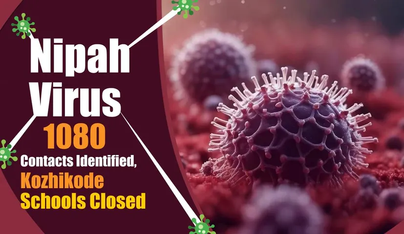 Kerala Nipah Virus : 1080 People who Came in Contact with the Infected have been Identified, Schools and Colleges Closed in Kozhikode till 24.
