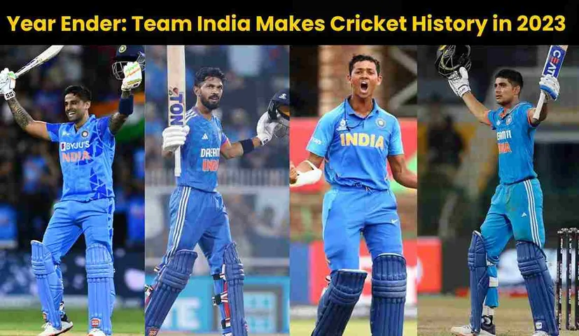 Year Ender: Team India Makes Cricket History in 2023 with Unbelievable Feat!