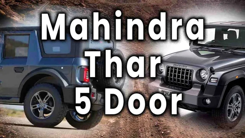 Mahindra Thar: 5-Door Thar | Interior Details Leaked with a Potential 2024 Launch
