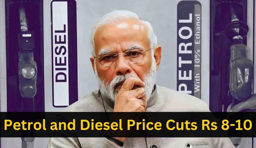 Hope for Relief as PM Modi Government; Petrol and Diesel Price Cuts Rs 8-10