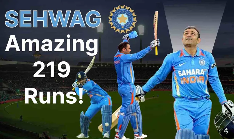 On This Day, Virender Sehwag made history, beating West Indies in Indore with a double century.