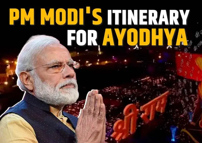 Ram Mandir : Here's PM Modi's Itinerary In Ayodhya On Jan 22