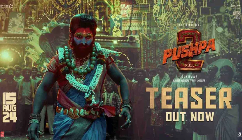Pushpa 2 Teaser out on The Occasion of Allu Arjun's 42th Birthday