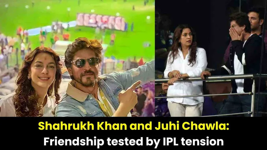 Shahrukh Khan and Juhi Chawla: Friendship tested by IPL 2024 tension
