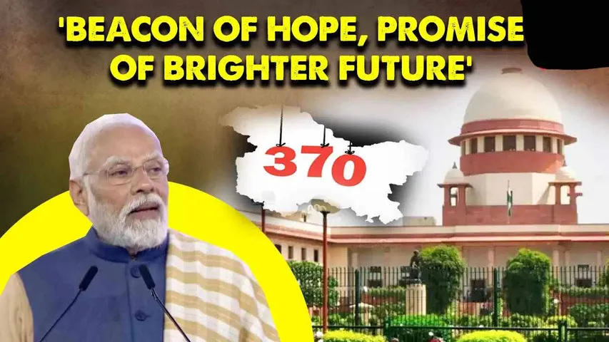 PM Modi Defended The Abrogation Of Article 370 In J&K, Says 'People are Reaping Peace Dividend'