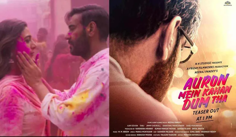 Auron Mein Kahan Dum Tha Teaser: Ajay Devgn and Tabu to be seen together once again in a Romantic Love Story