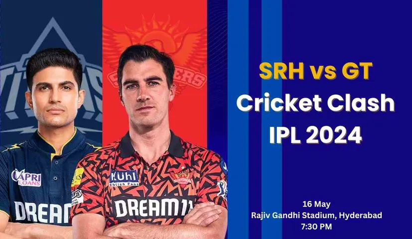 SRH vs GT Cricket Clash IPL 2024 Head-to-Head Records, Match Details and More