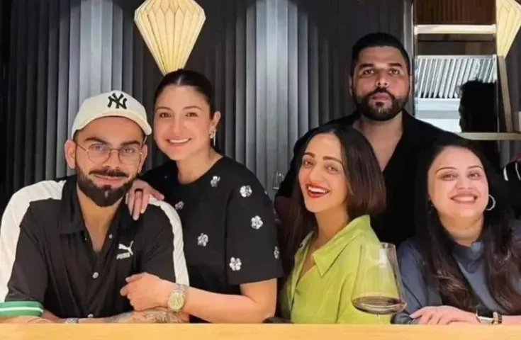 Virat Kohli and Anushka Sharma Twin In Black, Anushka Made Her Public Appearance First Time after Preqnancy