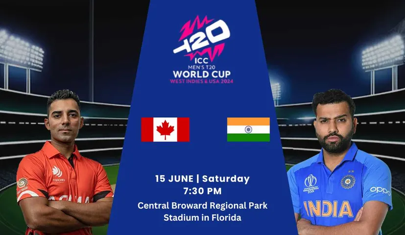 IND vs CAN T20 World Cup 2024 Cricket Clash Know When, Where and How to Watch Live