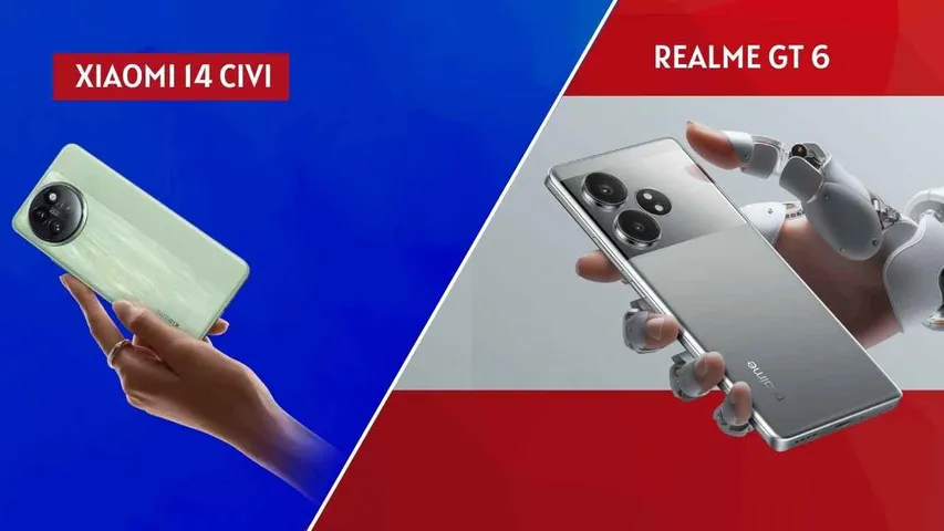 Which phone is better between Realme GT 6 and Xiaomi 14 Civi?
