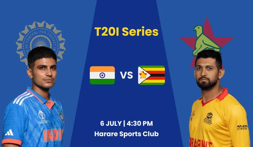 IND vs ZIM T20 Series Match Details: Playing 11, Head-to-Head Records and More..
