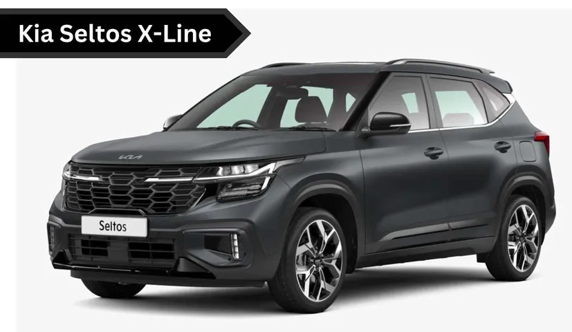 Kia Seltos X-Line launched in Aurora Black Pearl Color
