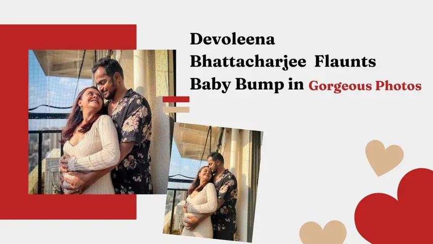 Devoleena Bhattacharjee Flaunts Baby Bump in Gorgeous Photos with Husband Shahnawaz