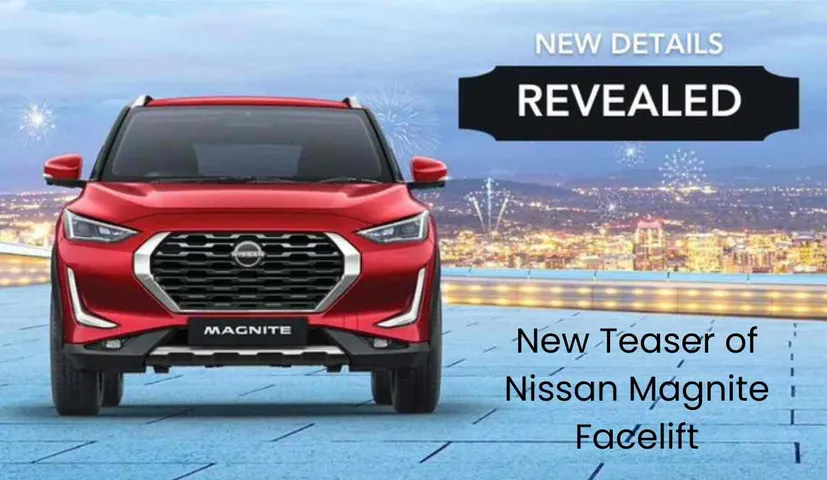 New Teaser of Nissan Magnite Facelift Released on Social Media, Will be Launched on October 4